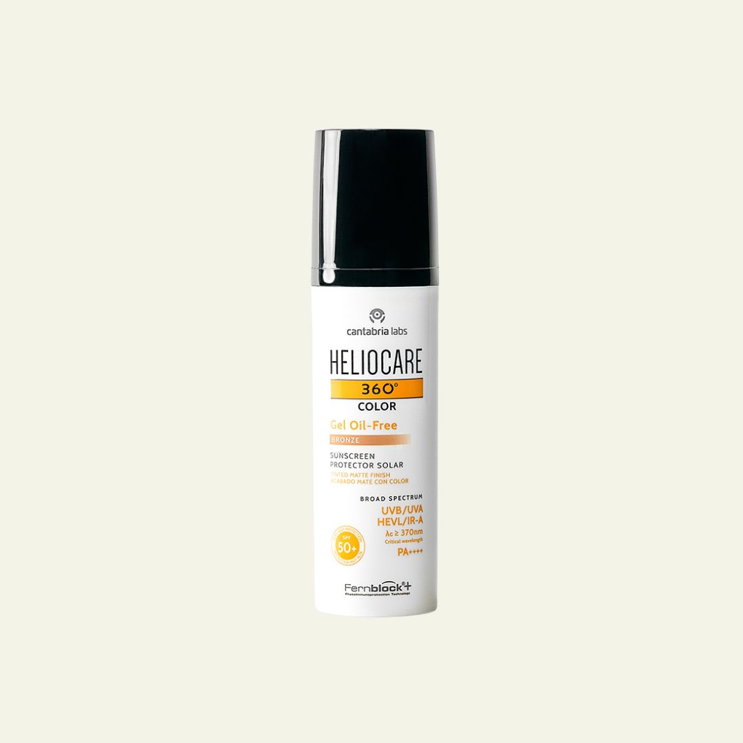 ژل ضد آفتاب بدون چربی هلیوکر با SPF 50+ برنز